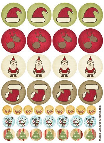 Tarjetas de Navidad para imprimir 3