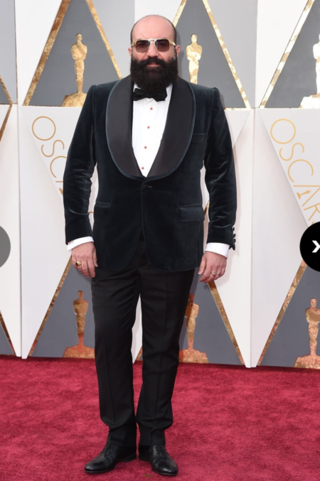 Paco Delgado, el único español nominado a los Oscar 2016, apuesta por el elegante terciopelo