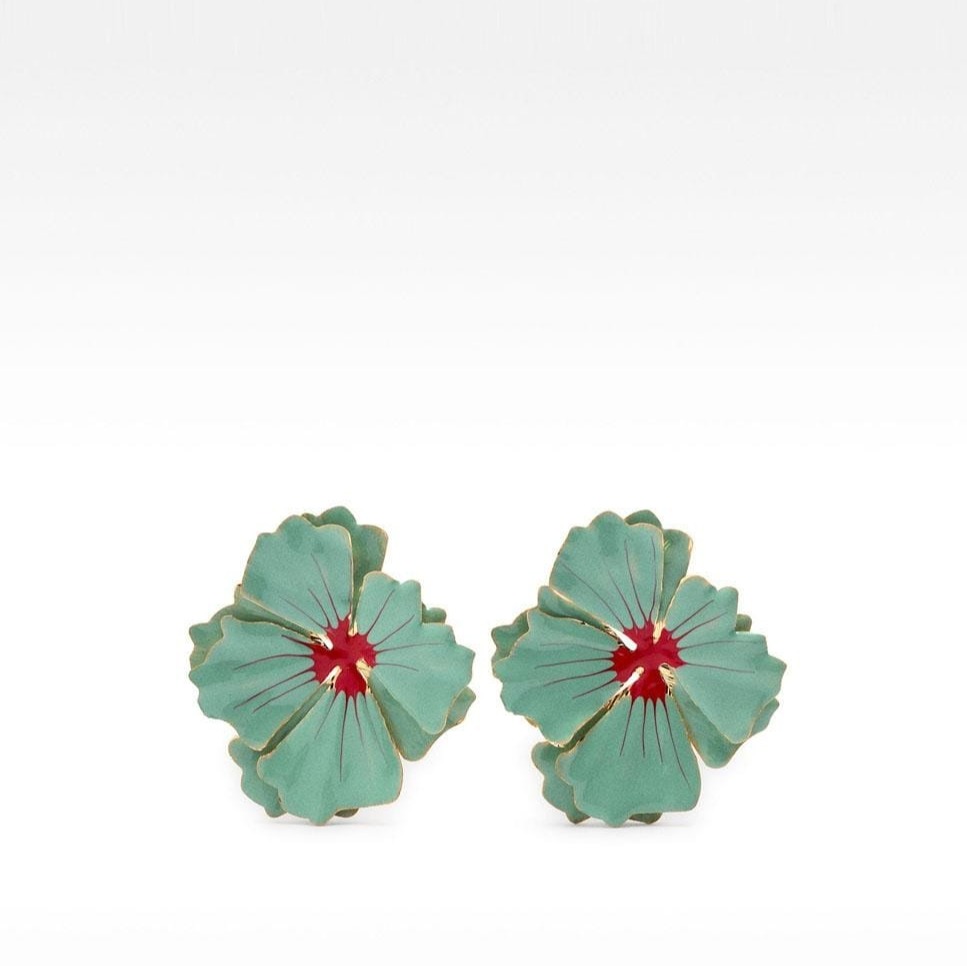 Parfois - Pendientes grandes con forma de maxi flor.