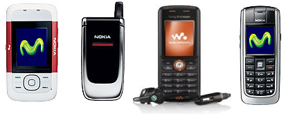 Los móviles más vendidos por Movistar, Vodafone y Orange
