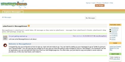 MessageDance, el "buzón de correo social"