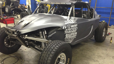 Un buggy eléctrico competirá en la carrera Baja