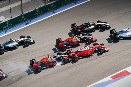 Kvyat Vettel Rusia F1 2016