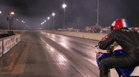 Suzuki Hayabusa Drag Racing en el cuarto de milla