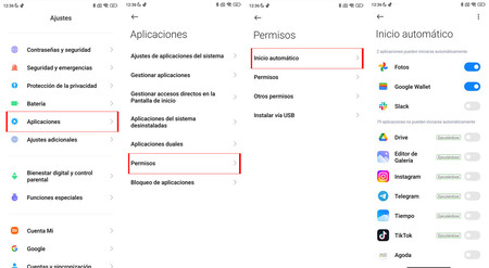 MIUI Inicio Automático Apps