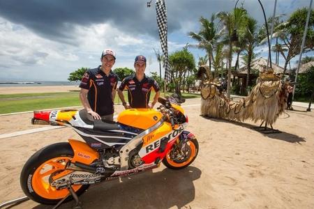 Presentación del equipo Repsol Honda en Bali