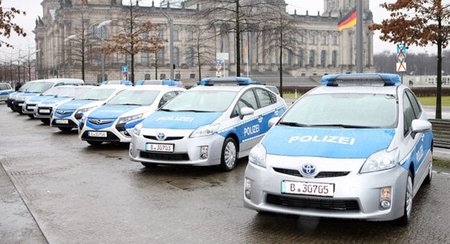La policía de Berlín patrullará con una flota ecológica