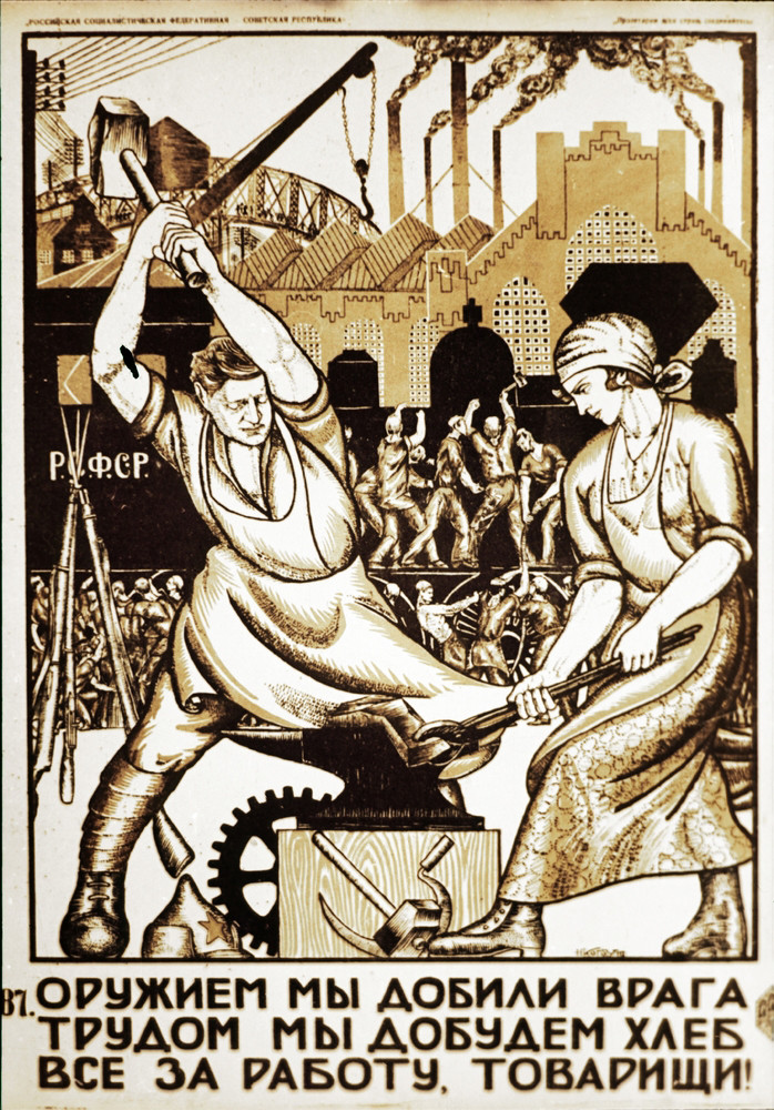 43 ejemplos de cartelería soviética que hicieron de la propaganda un arte insuperable 1024_2000