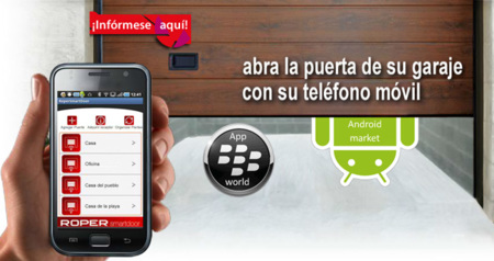 Olvídate de las llaves del garaje con la aplicación para smartphones Roper SmartDoor