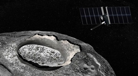 ¿Se ha encontrado agua en un gigantesco asteroide metálico?