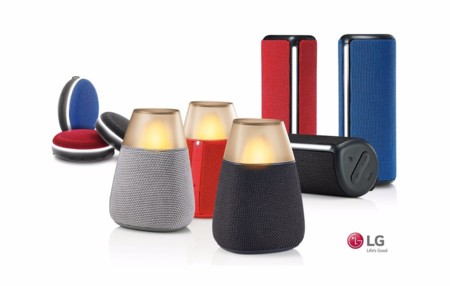 LG prepara nueva gama de coloridos altavoces Bluetooth para otoño