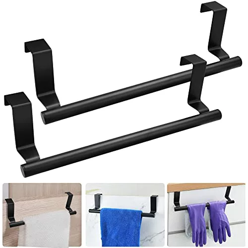 ThatsRad 2 PZS Toallero para Puerta de Baño 23 cm Toallero Colgante para Puerta