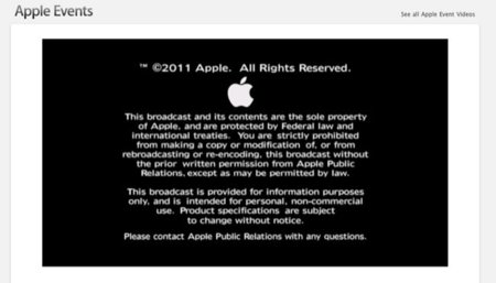 Ya está disponible el vídeo de la Keynote WWDC 2011