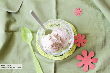 Helado de té verde. Receta Thermomix