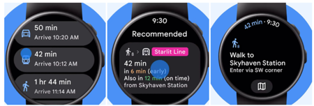 Google Maps Wear Os