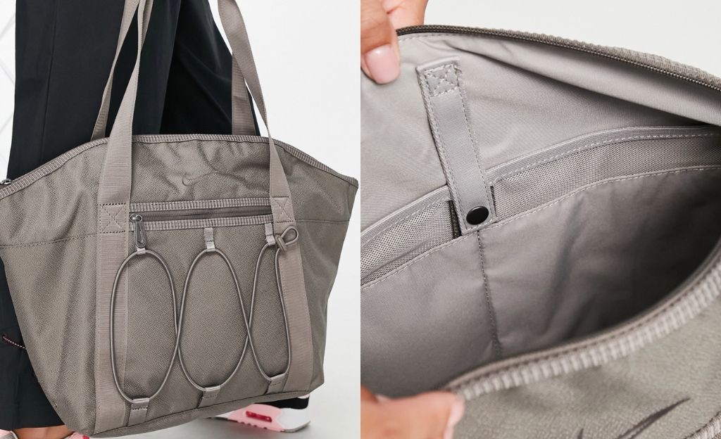 Nike gray tote shopper bag