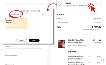 Cupon Honor Descuento