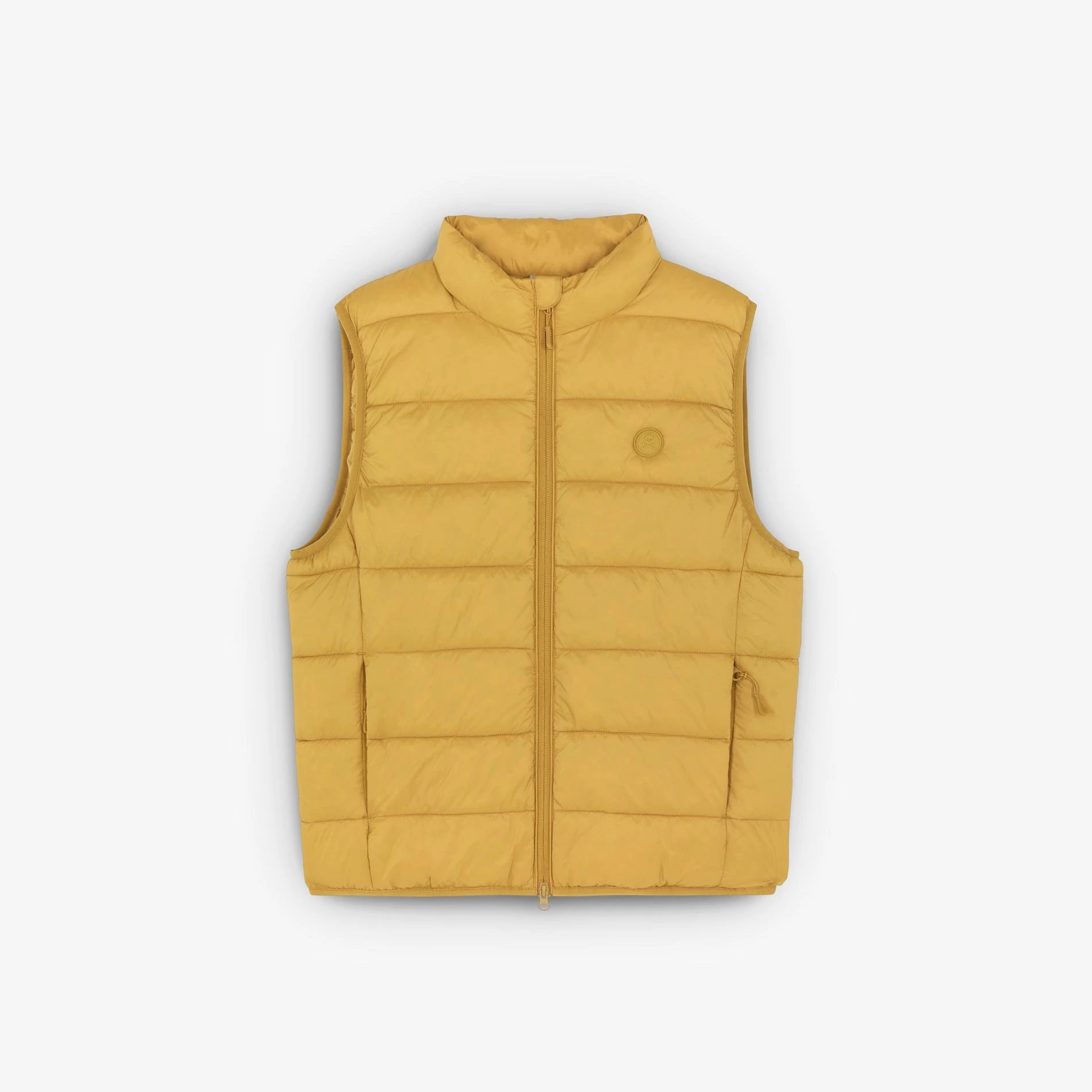 Chaleco de hombre guateado con cierre de cremallera Scalpers