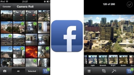 Facebook actualiza su aplicación para iOS e incluye filtros para las fotos
