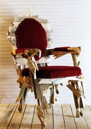 La silla Roccoco, una silla grunge