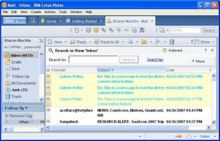 Pequeños trucos para Lotus Notes