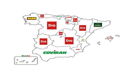 Mapa Espana Supermercados