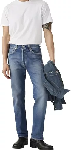 Levi'S Hombre 501 Original Fit Jeans, Straight Fit, 501