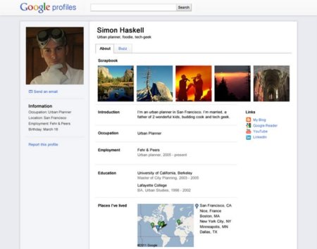 Google Profiles renovado