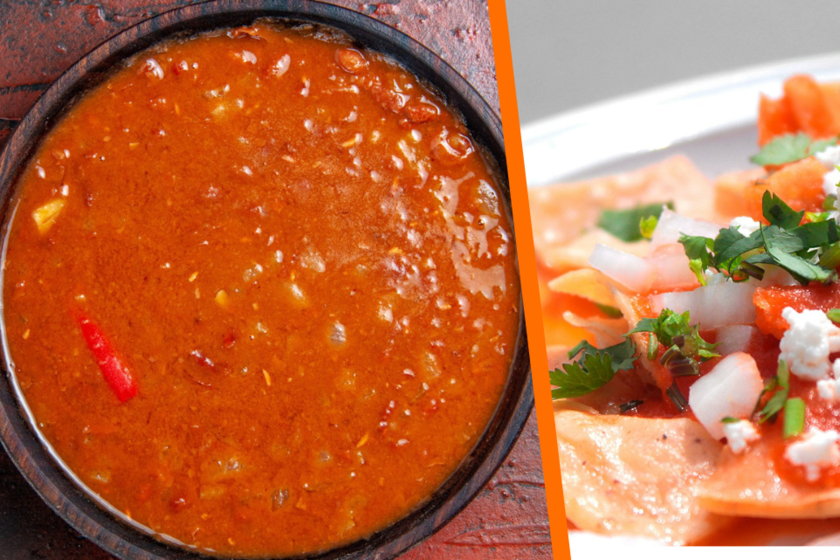 Cómo hacer 1 litro de salsa de chipotle para chilaquiles, el desayuno