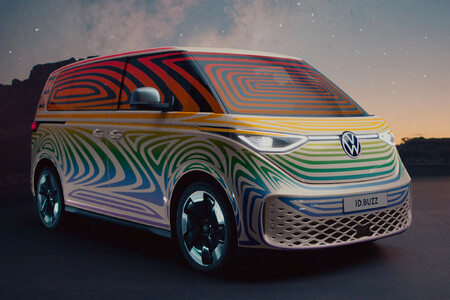 El Volkswagen ID. Buzz se asoma en un teaser: la Combi eléctrica estará lista en 2022