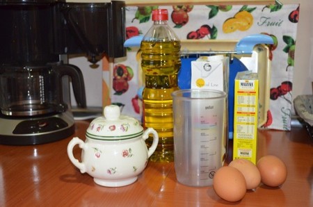 Tortitas con leche de almendra