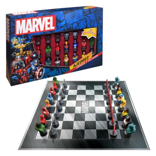 Novelty Corp Ajedrez 3D de coleccionable edicion especial Marvel