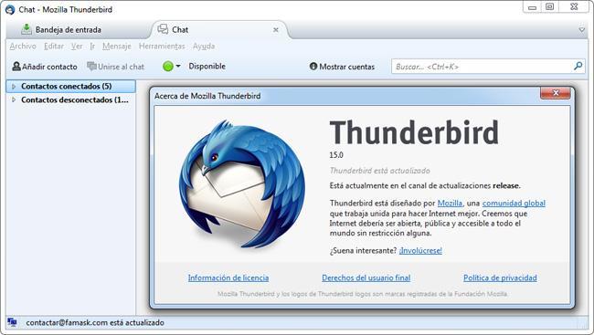 Thunderbird 15