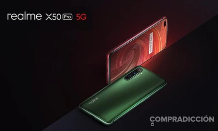 Ahórrate 100 euros cambiando tu viejo móvil por uno 5G: Amazon te deja el Realme X50 Pro por 399 euros