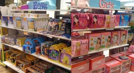 Juguetes para niño y para niña