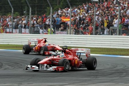Alonso Massa Hockenheim 2010
