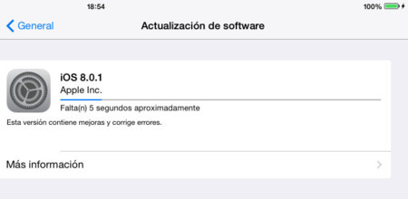 Apple se mueve rápido y lanza la actualización a iOS 8.0.1