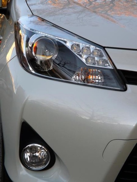 Prueba Toyota Yaris hybrid, óptica frontal