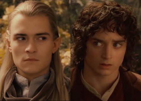 Orlando Bloom y Elijah Wood en 'El señor de los anillos'