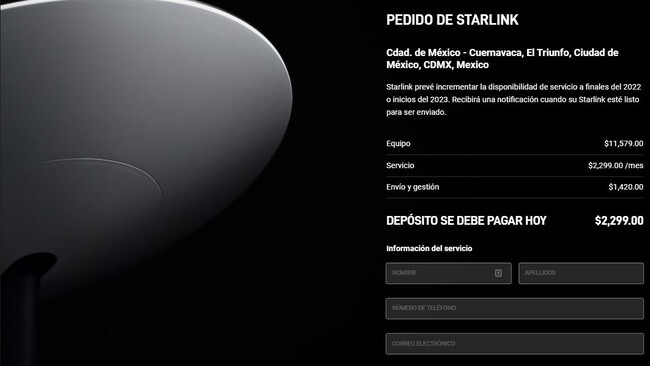 Starlink de SpaceX ya está disponible en México: este será el precio ...