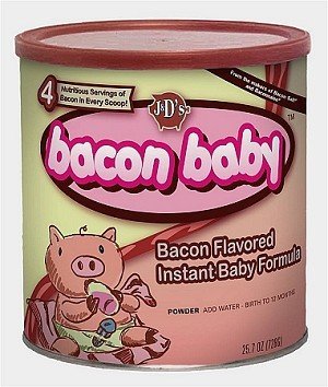 Leche para bebés al beicon