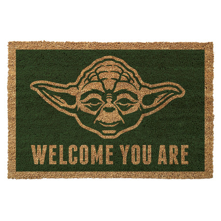 Felpudo Star Wars "Yoda: Welcome You Are" a su precio más bajo en Amazon: 13,93 euros
