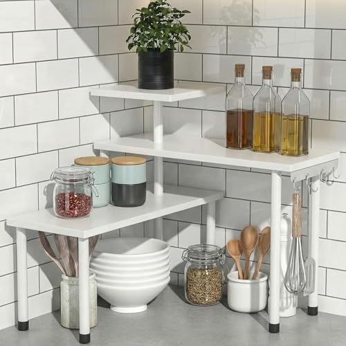 SOONHUA Estantería esquinera para cocina