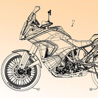 La KTM 1290 Super Adventure seguirá las líneas de la KTM 890 Adventure cuando se actualice, según estas patentes