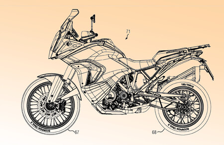 La KTM 1290 Super Adventure seguirá las líneas de la KTM 890 Adventure cuando se actualice, según estas patentes