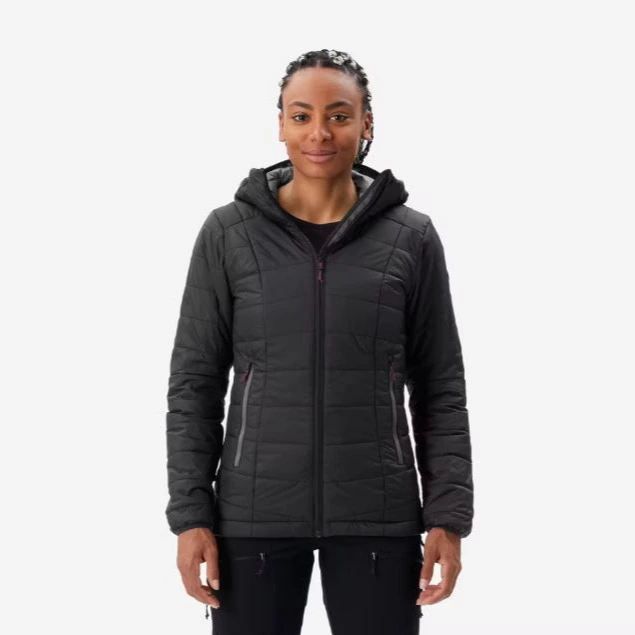 Chaqueta acolchada montaña y trekking con capucha Mujer Forclaz MT100
