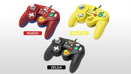 Hori presenta tres nuevos mandos de GameCube para Switch inspirados en los héroes de Nintendo