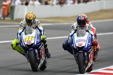 Rossi Lorenzo Barcelona Motogp 2009
