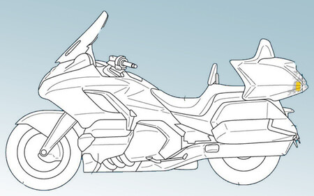 La Honda Gold Wing podría estrenar radar delantero y trasero en su actualización a Euro5, según estas patentes