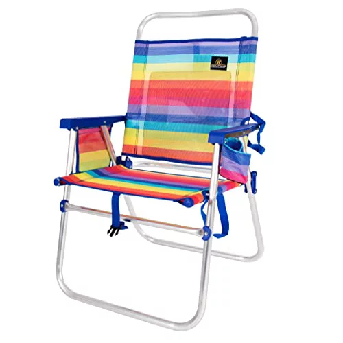 CREVICOSTA - Silla de Playa Fija con reposabrazos